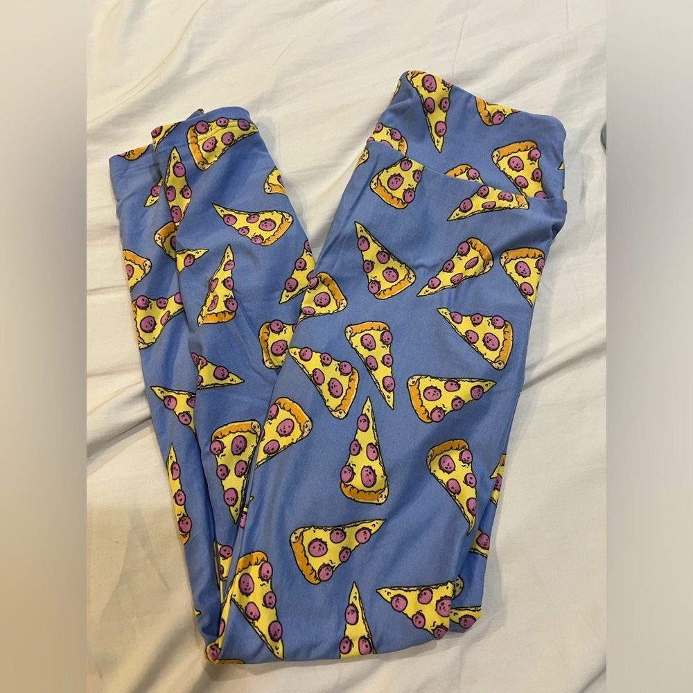 Lularoe One Size Leggings Pizza